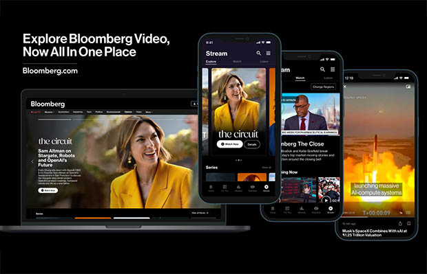 Bloomberg Launches New Premium Global Video Experience To Unify Live and On-Demand News, Original and Short-Form Content